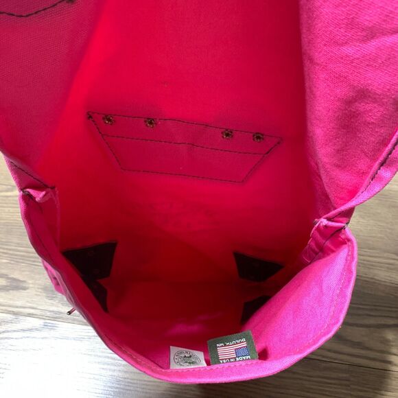 Duluth Pack Duluth Minn Unisex Canvas Travel Hiking Wanderer Backpack Pink